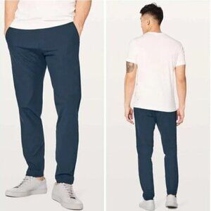 Lululemon Navy Blue Commission Pant Slim - 32 x 27" (shortened)